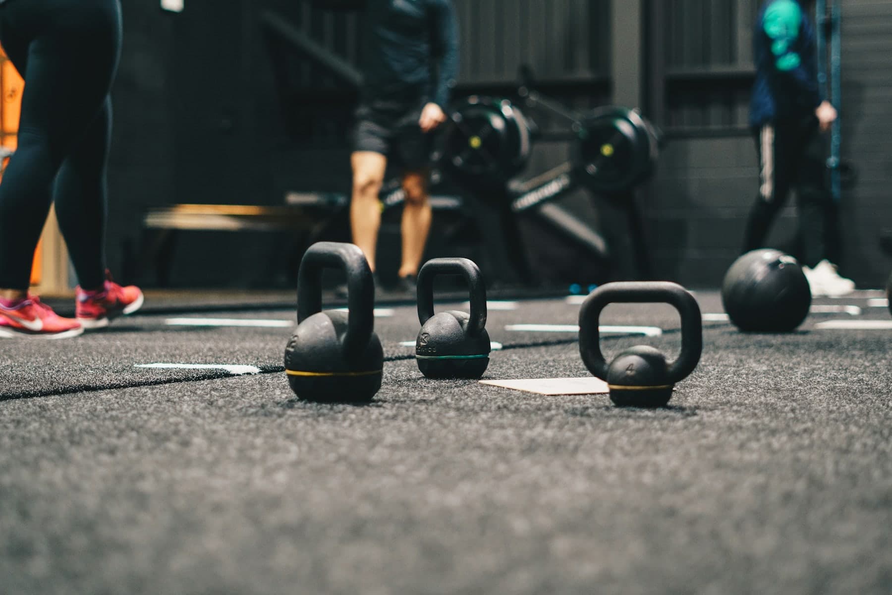 Indoor group exercise session